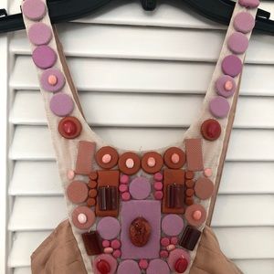 Catherine Malandrino light pink/beige dress NWT